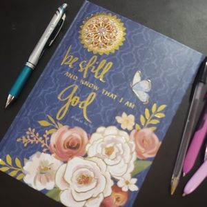 Journal ruled Hardcover Blue 100 sheets